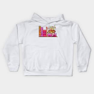 Lesbian Bookshelf Kids Hoodie